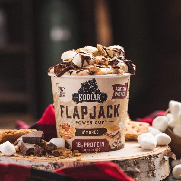 Kodiak Cakes Protein Pancake On The Go Flapjack Cups Mix; Buttermilk, Chocolate Chip, & S’mores Variety Pack - Image 3