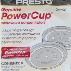 Presto 09964 Microwave Power Pop Powercup Popcorn Concentrator Cup - 32 Pack
