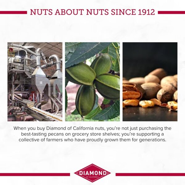 Diamond of California Pecan Pie Pecan Nuts, 3.25 oz. - Image 4