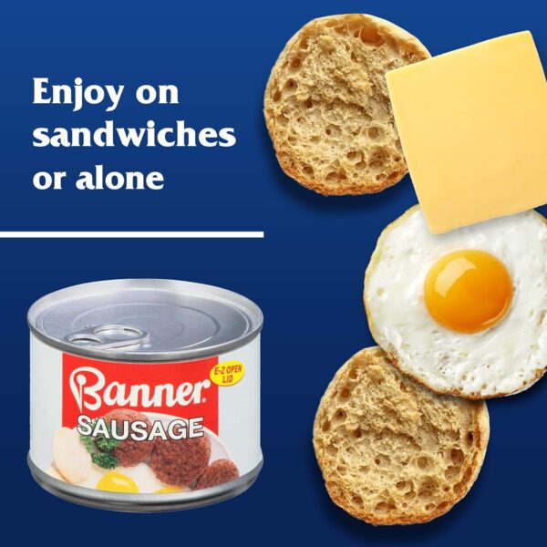 Banner Sausage, Canned Sausage, 10.5 OZ (Pack of 12) - Image 2