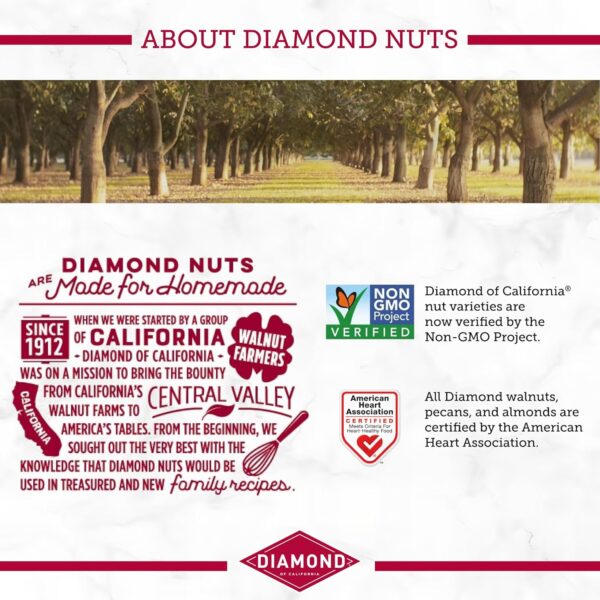 Diamond of California Pecan Pie Pecan Nuts, 3.25 oz. - Image 3
