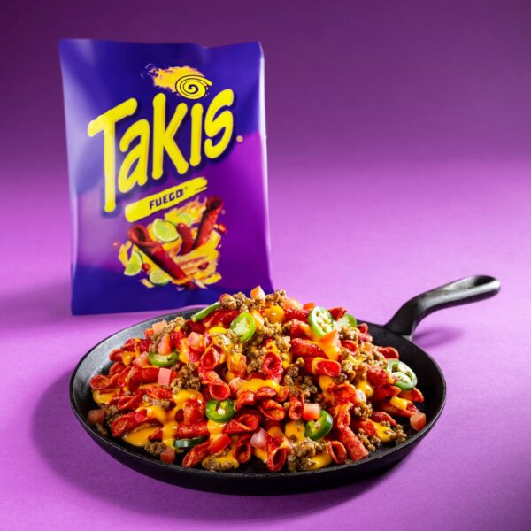 Takis 40 pc / 1 oz Hero Variety Pack, Assorted Flavored Mixed Rolled Tortilla Chips – (20) Fuego 1 oz, (10) Blue Heat 1 oz, (10) Intense Nacho 1 oz - Image 4