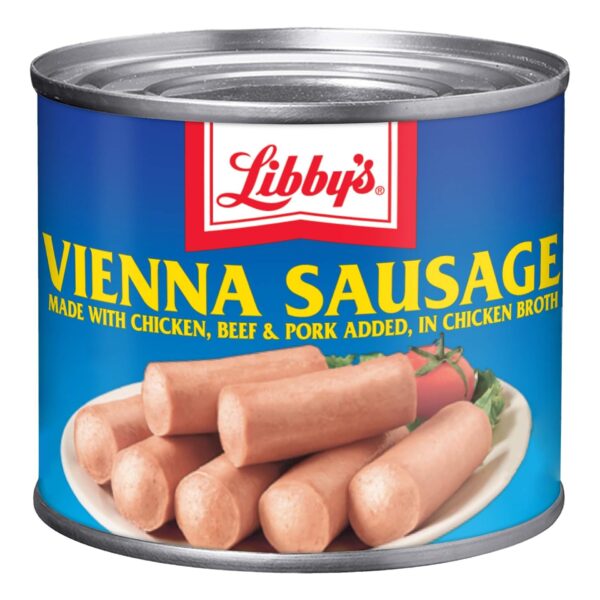 Libby's Vienna Sausage in Chicken Broth, Canned Sausage, 4.6 OZ (Pack of 24)